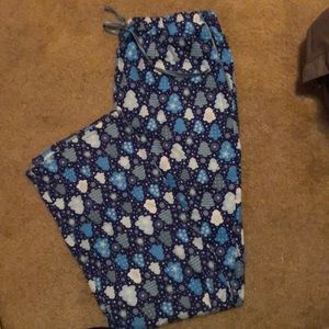Cute fuzzy PJ pants